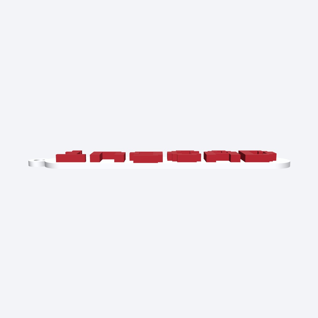 Image 2 of ingCAD 3D txt kaychain