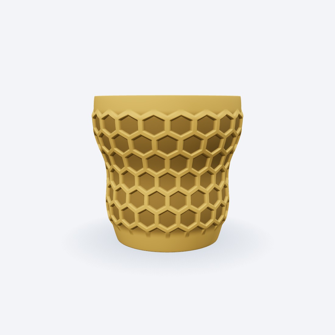 Image 4 of Circle Hex Vase 110mm