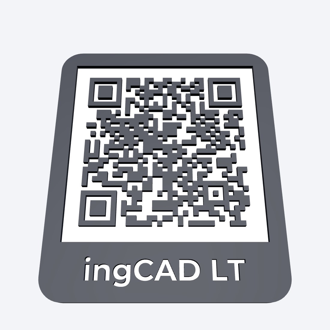 Image 3 of ingCAD LT QRcode stand 3D
