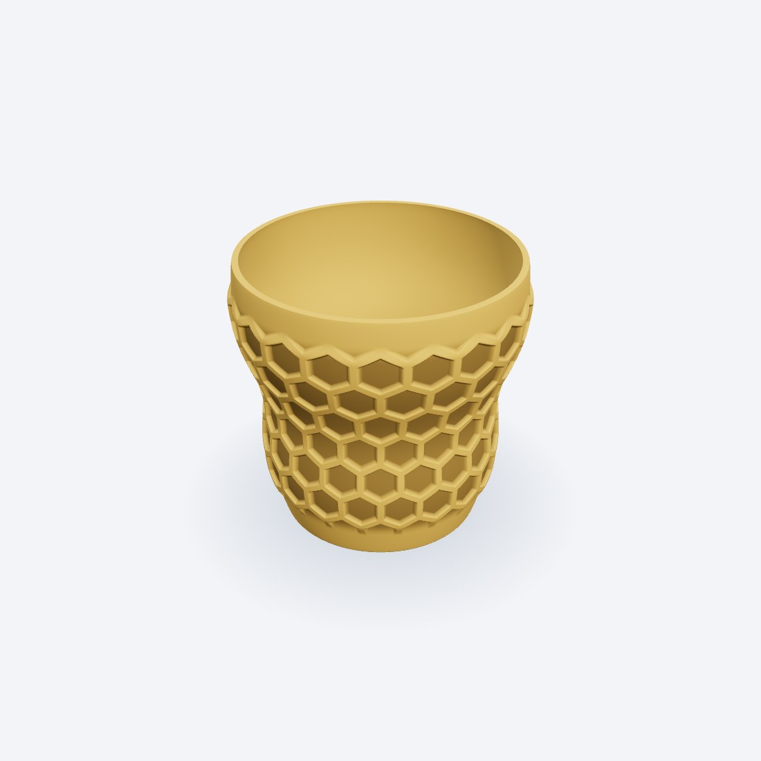 Circle Hex Vase 110mm