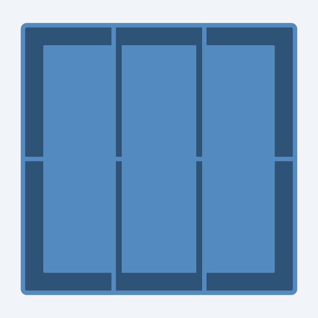 Image 3 of Storage Bin 185×182×51 mm · 3×2