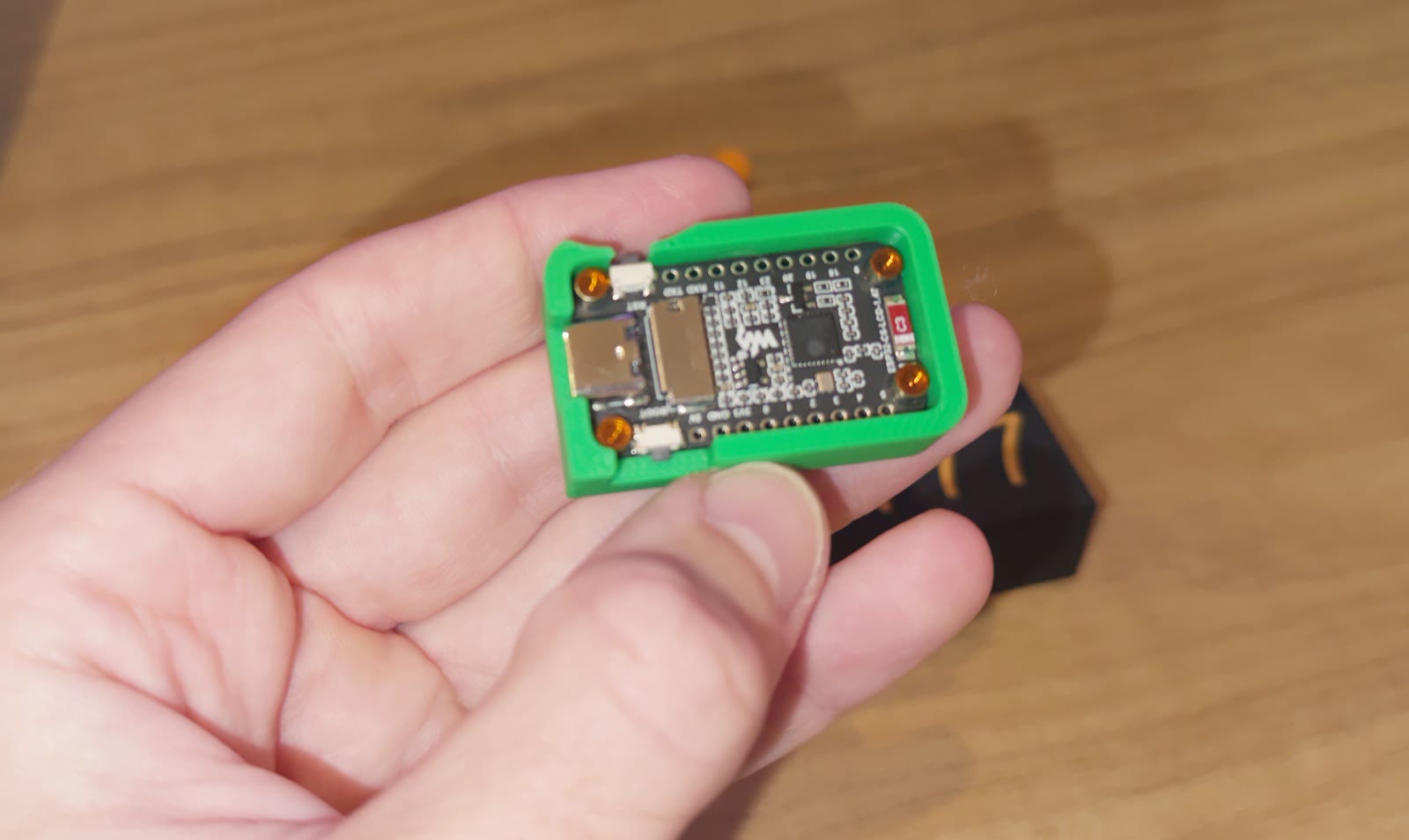 Click the board into the bezel