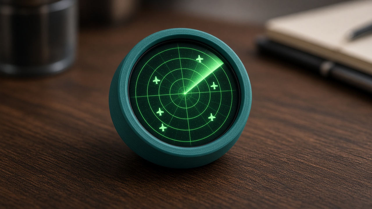 Desk Pal plane radar