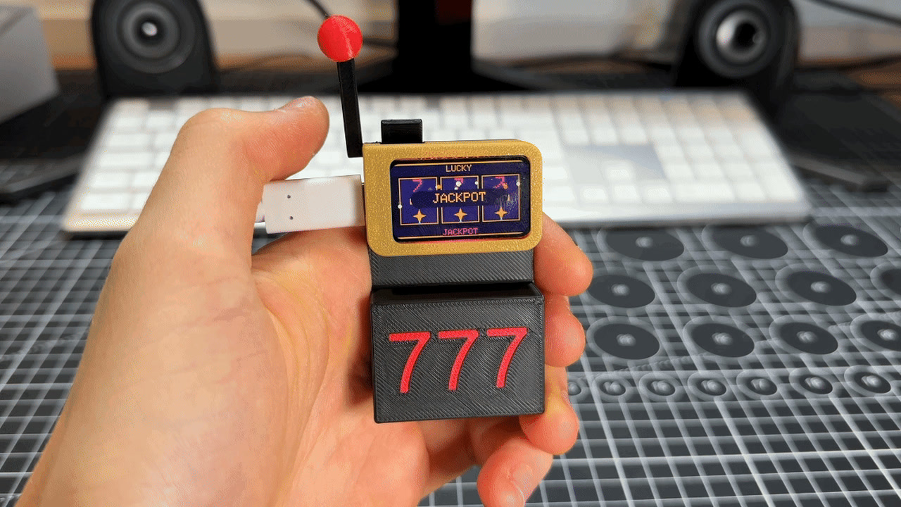 Lucky slab slot machine