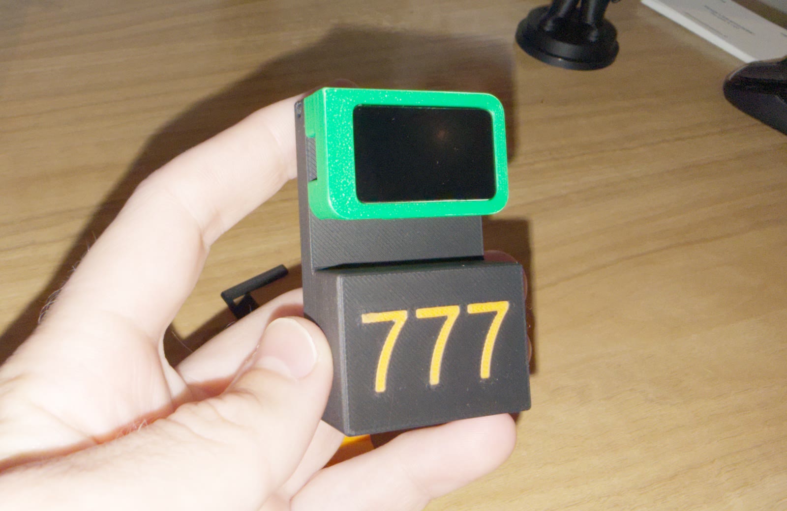 Plug the bezel into the cabinet