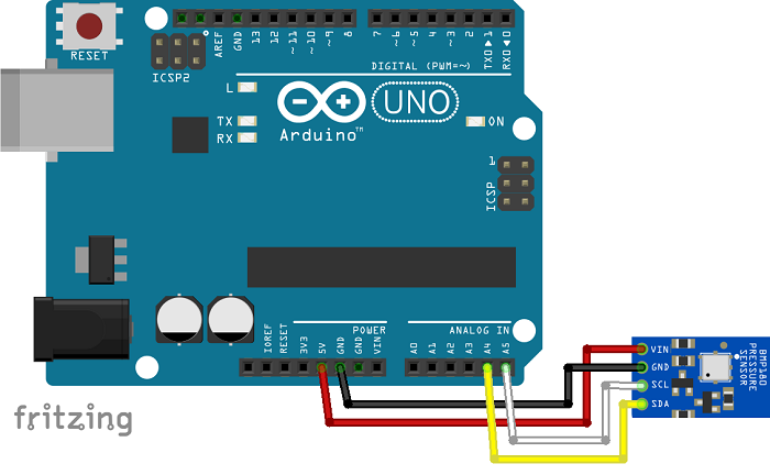BM180 wiring diagram with ESP32
