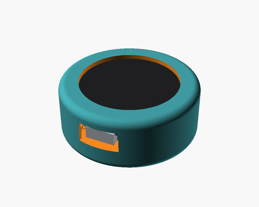 CAD of the snap-fit shell.