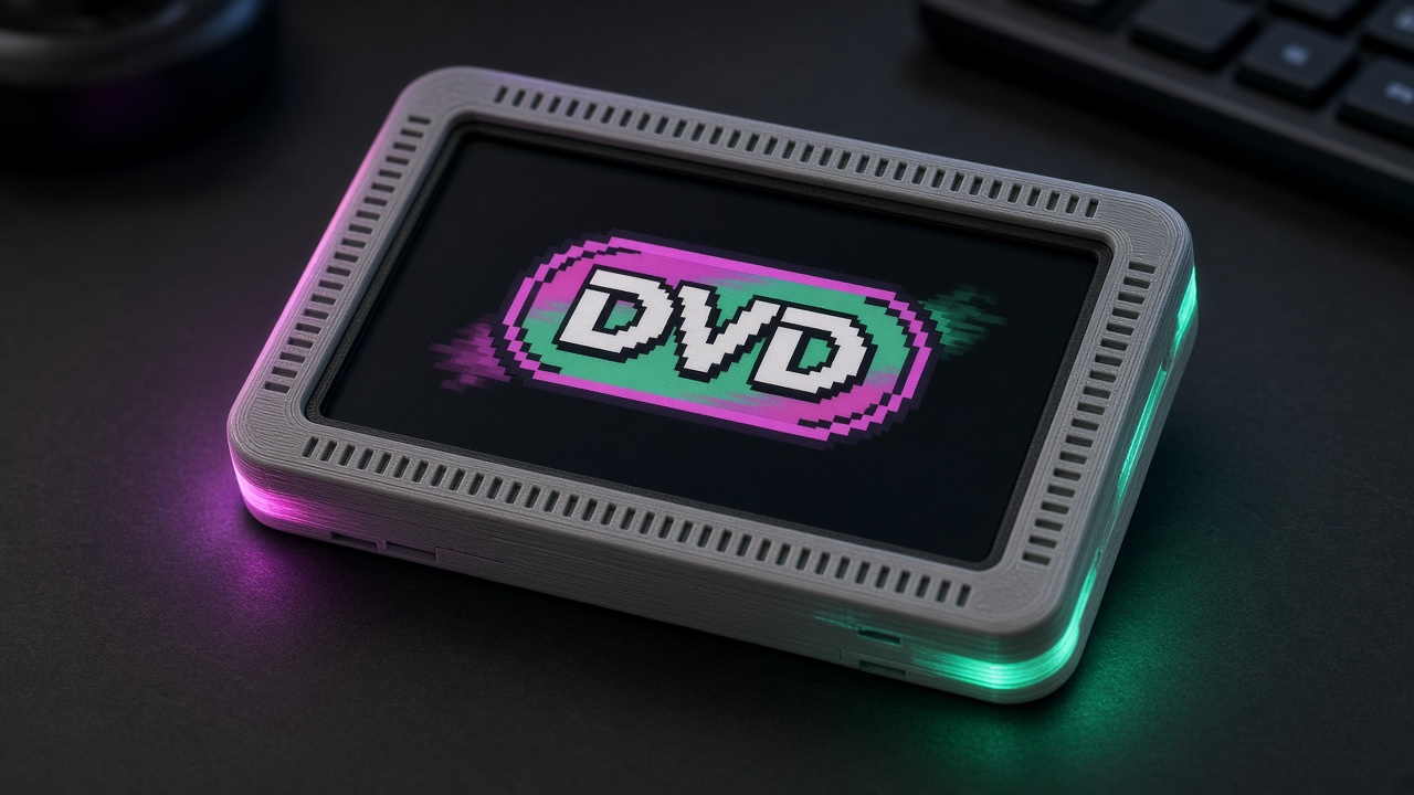 Pixel-art GIF player slab
