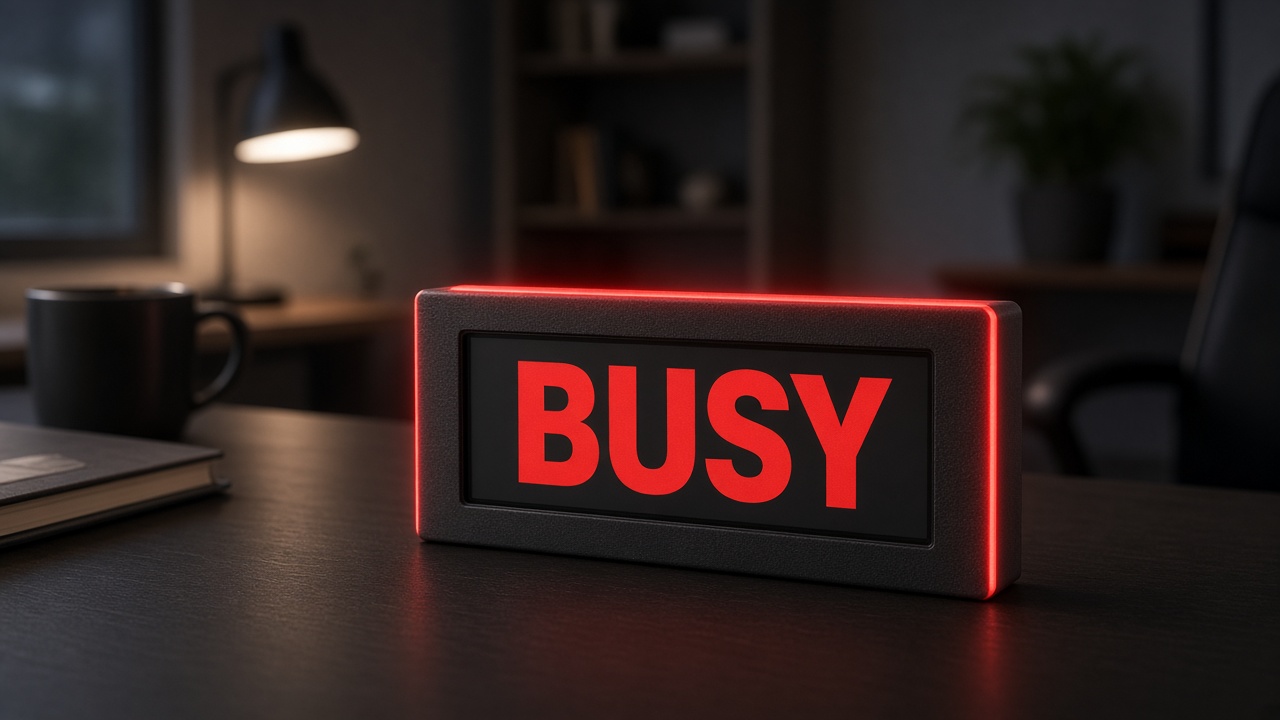 RGB busy lamp slab