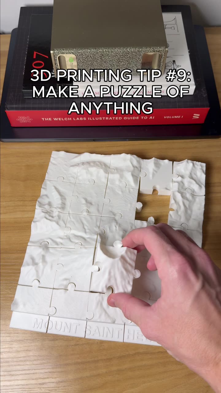 Make a custom 3D Printed Puzzle