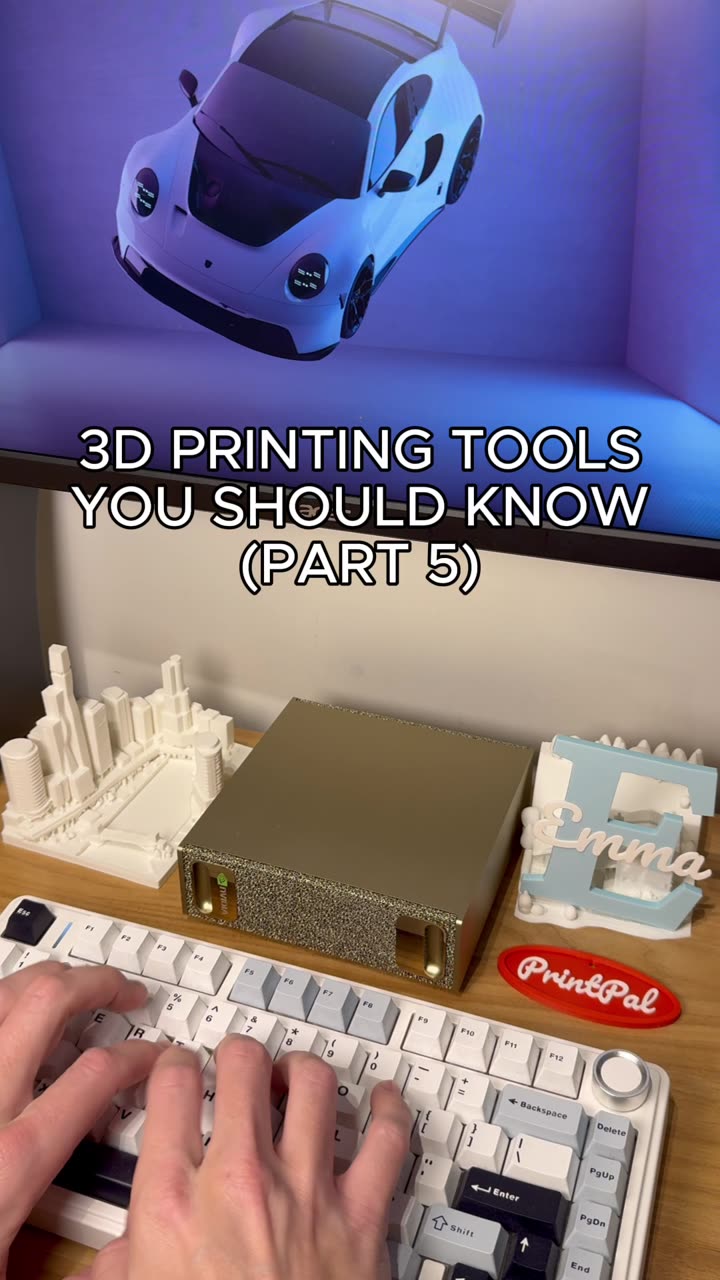3D Printing tools you should know part 5: custom name monograms, nameplates, text illusions