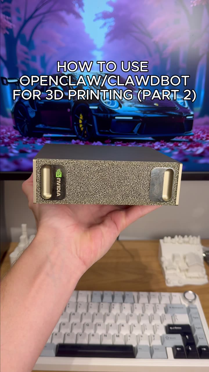 How to use Clawdbot for 3D Printing