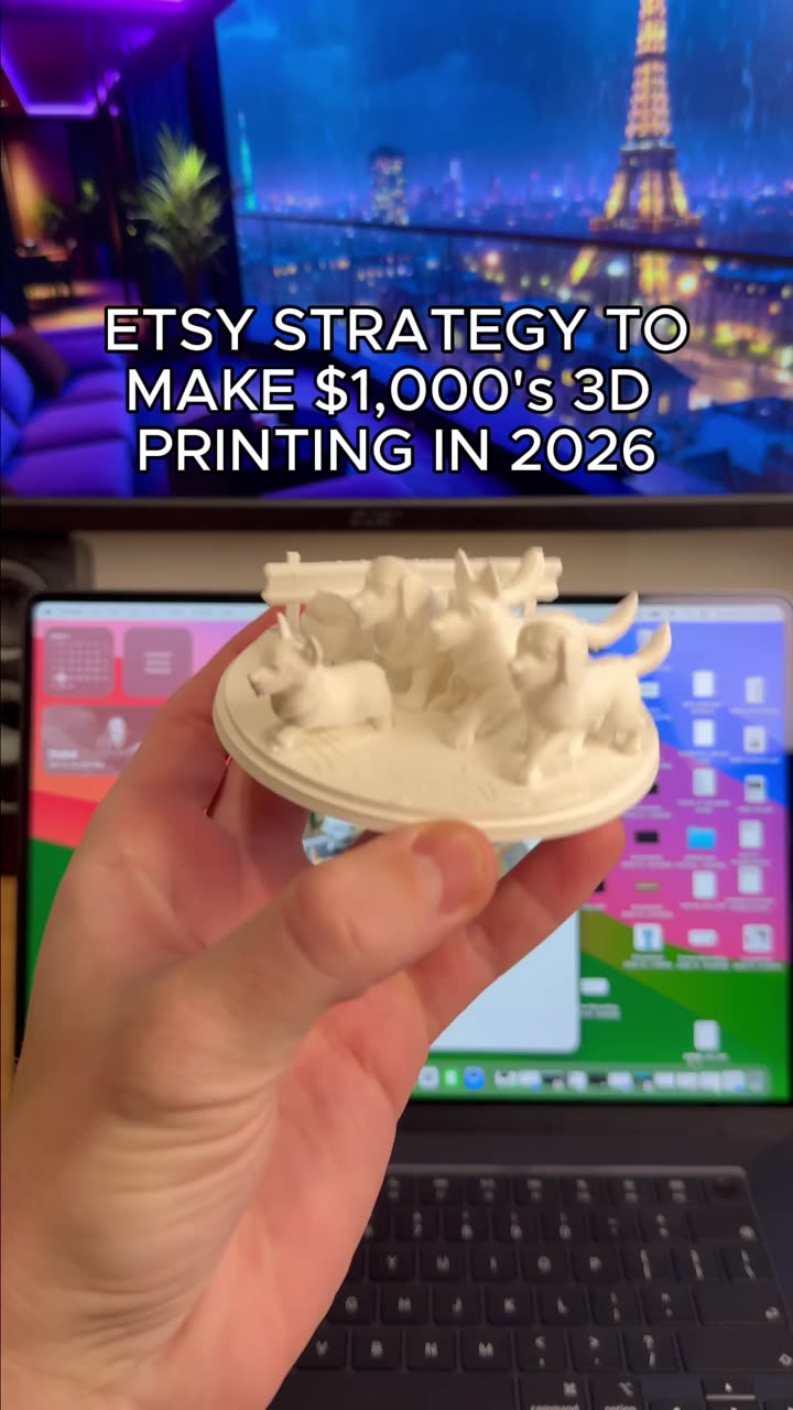 3D Printing strategy to make $1,000’s on Etsy in 2026
