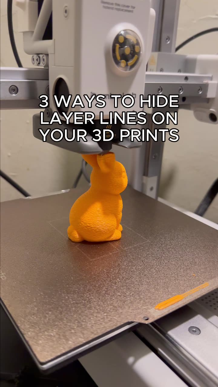 3 ways to hide layer lines on your 3D Prints