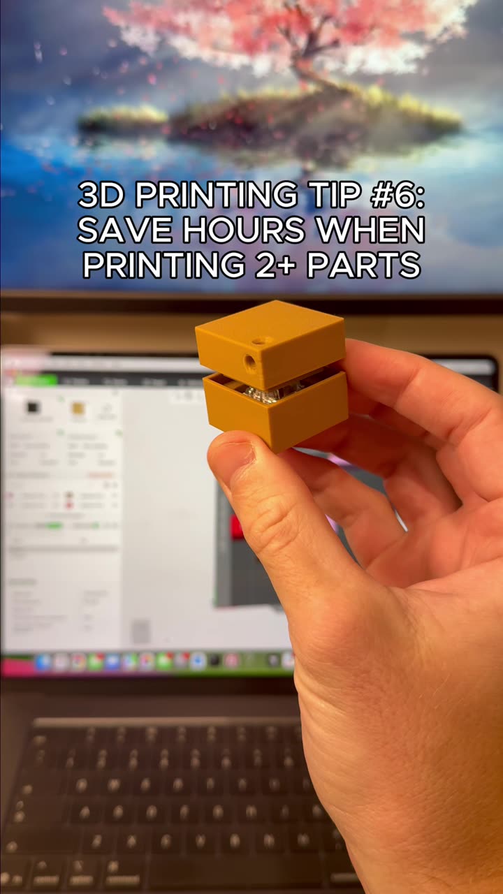 Save hours when 3D printing multiple parts with this 1 setting
