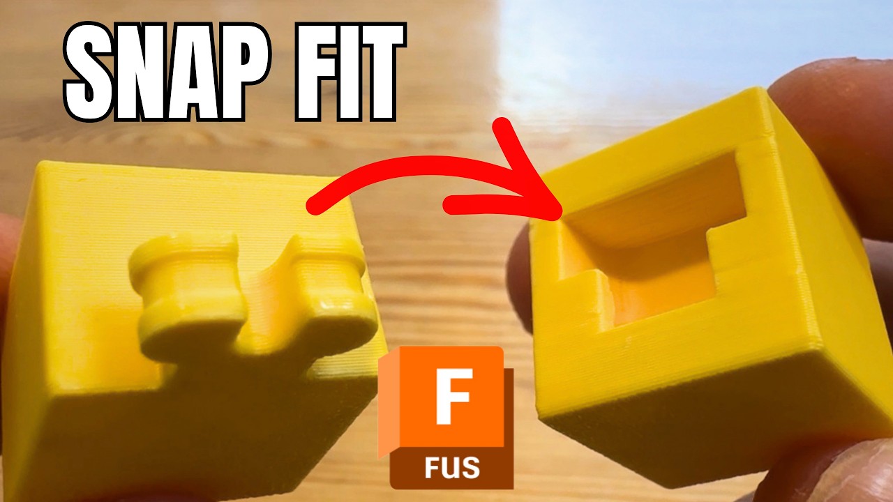 Design Snap Fits in Fusion 360 (But Easy)